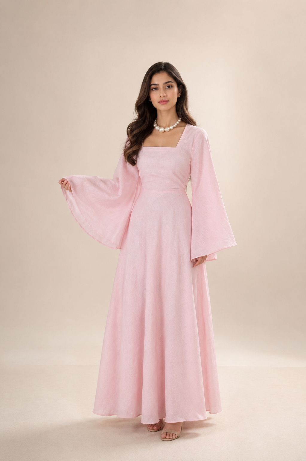 Elegant Western Style Full Frock Dress for Women | Premium Lawn & Cotton Summer Dress | Linen Winter Collection