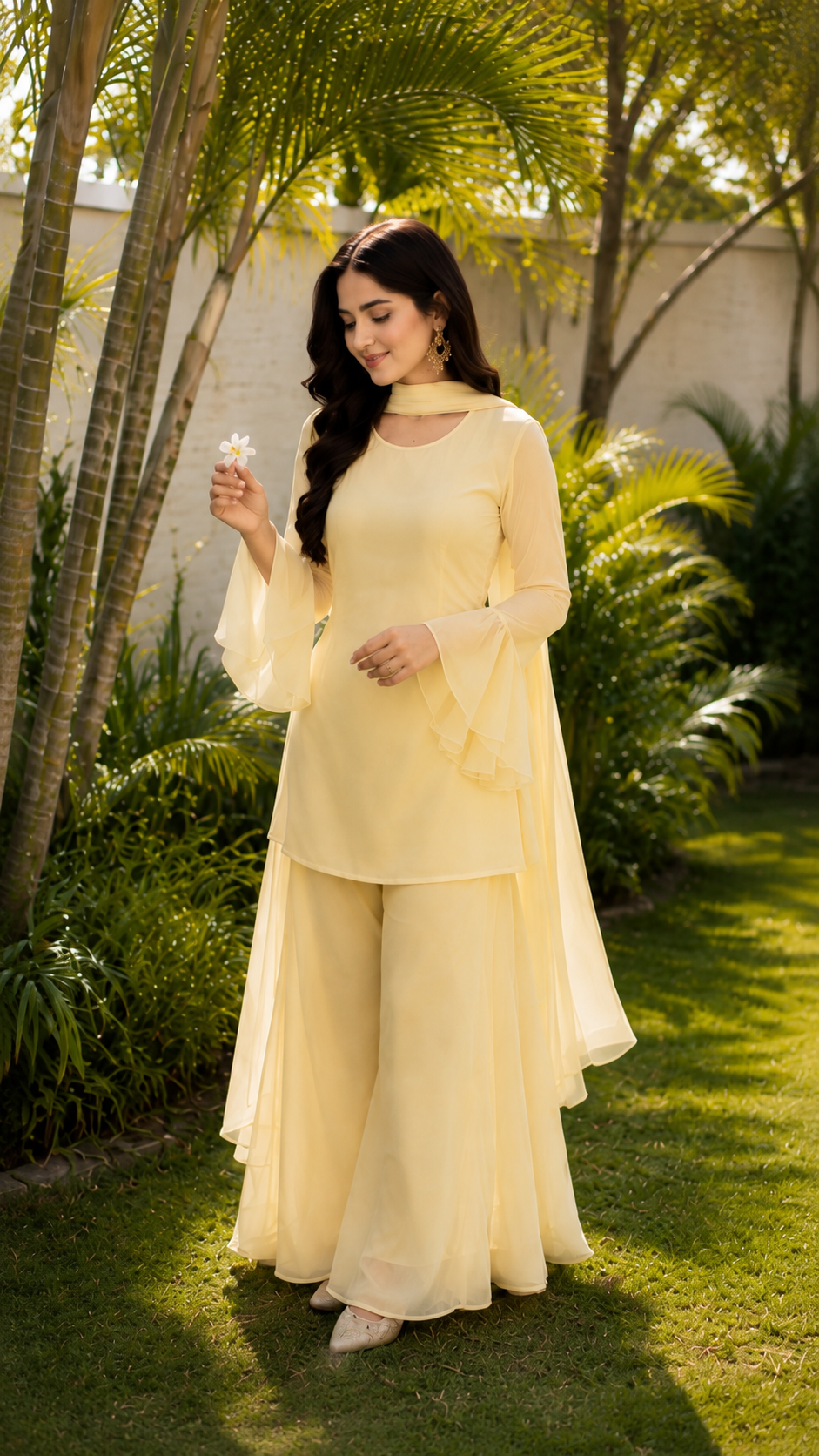 Modest 3 Piece Chiffon Dress| Premium Quality chiffon fabric